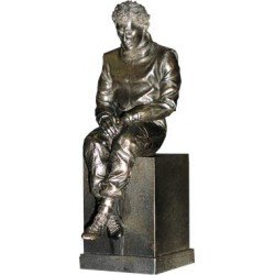 Ayrton SENNA figurine - replica from the figurine mounted on the Imola Circuit
