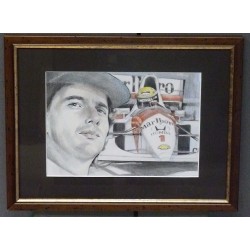 Ayrton Senna Pencil drawing