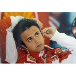 signed A4 Felipe Massa photo