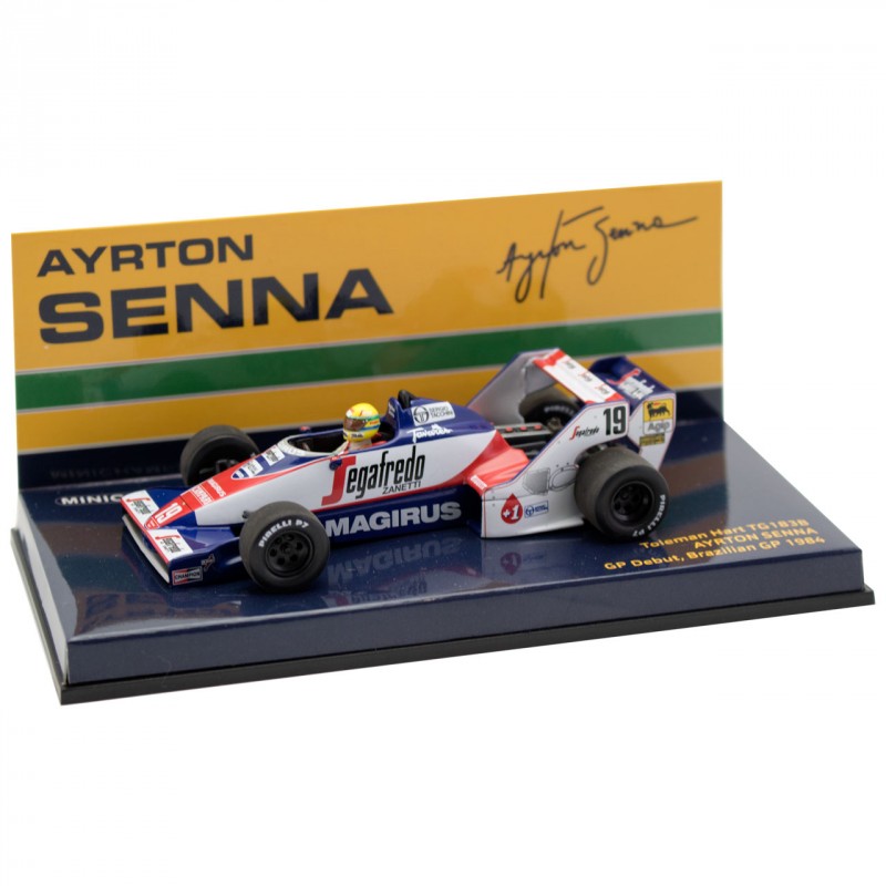 Toleman Hart TG183B Ayrton Senna Brazil GP 1984 - FormulaSports