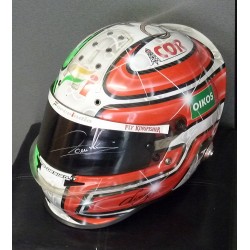 Casque original dédicacé Vitantonio Liuzzi/Force India 2010