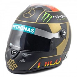 Mini casque 1/2 Nico Rosberg GP d'Allemagne 2014