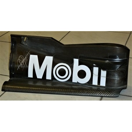 Mika Häkkinen signed McLaren MP4-20A front wing endplate