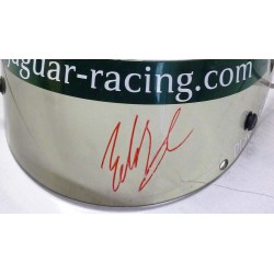 signed Eddie Irvine / Jaguar Racing visor