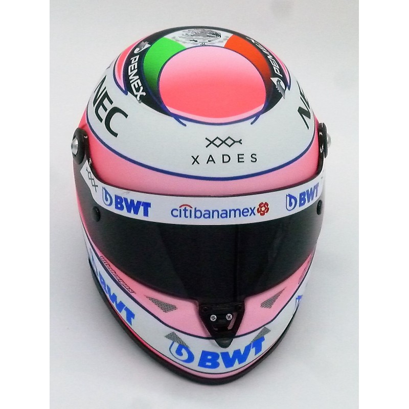 2018 Sergio Perez half scale mini helmet FormulaSports