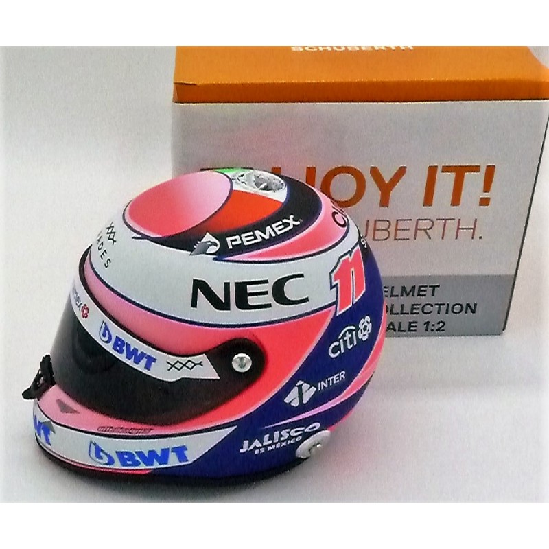2018 Sergio Perez half scale mini helmet FormulaSports