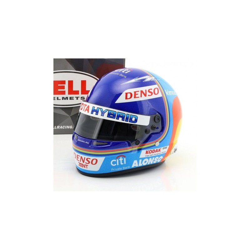 2018 Fernando Alonso Le Mans winner mini helmet scale 1/2 FormulaSports