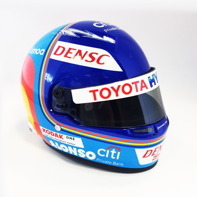 2018 Fernando Alonso Le Mans winner mini helmet scale 1/2 FormulaSports