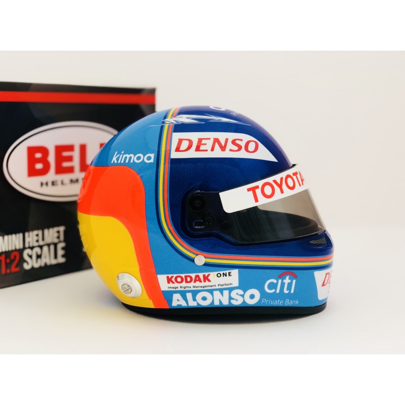2018 Fernando Alonso Le Mans winner mini helmet scale 1/2 FormulaSports