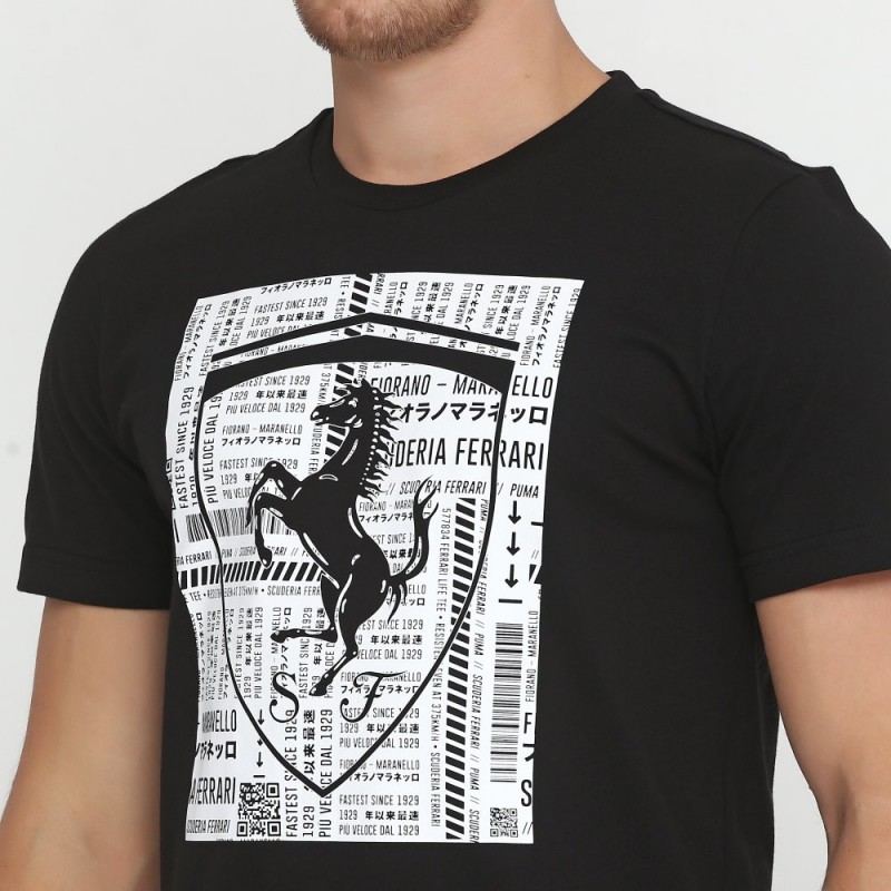 puma ferrari big shield tee