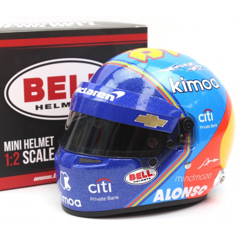 2019 Fernando Alonso Indy Mini Helmet FormulaSports