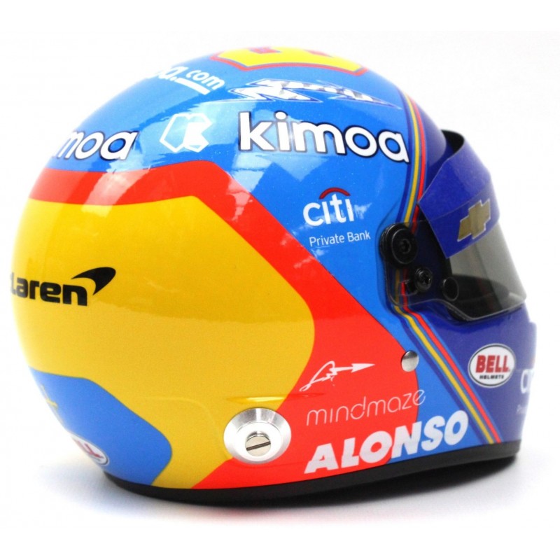 2019 Fernando Alonso Indy Mini Helmet FormulaSports