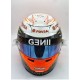 2015 Romain Grosjean / Lotus race worn helmet