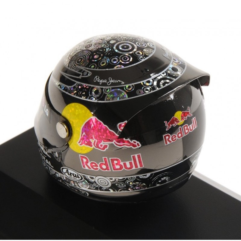 2010 Sebastian Vettel 1/8 scale mini helmet World Champion FormulaSports
