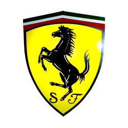 illuminated Ferrari sign-board