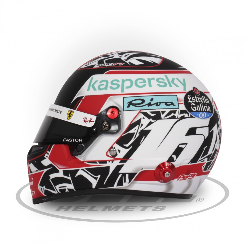 2021 Charles Leclerc mini helmet - FormulaSports