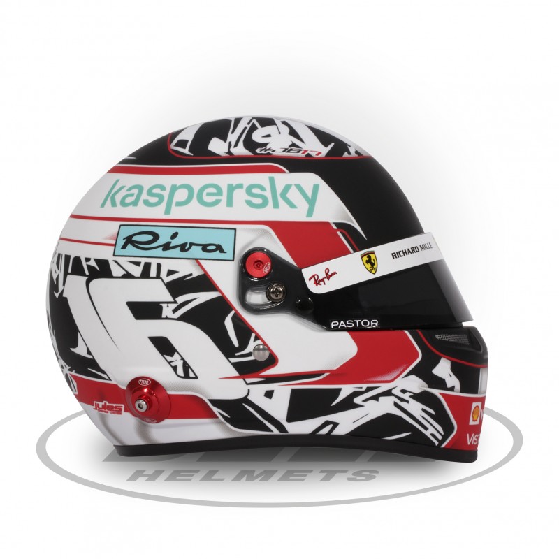 2021 Charles Leclerc mini helmet - FormulaSports