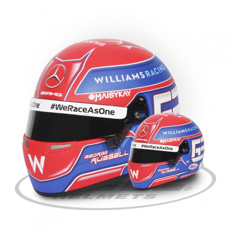 2021 George Russell 1/2 scale mini 
