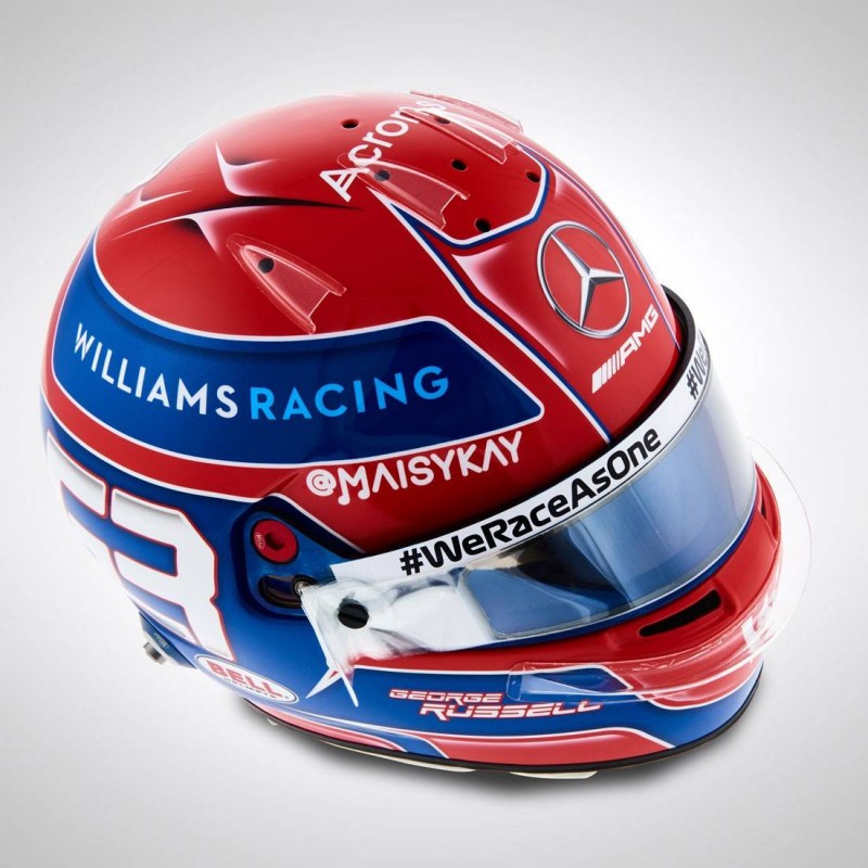 — sky sports f1 (@skysportsf1) april 18, 2021. George Russell 2021 Helmet - 2021 George Russell 1 2 Scale Mini Helmet Formulasports