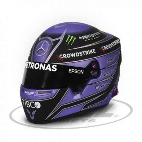 Casco Lewis Hamilton Mini HELMET 1/2 Mercedes GP 2021-4100106 Casco Lewis Hamilton Mini HELMET 1/2 Mercedes GP 2021-4100106