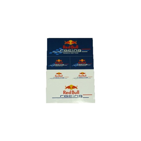 Set de 6 autocollants Red Bull Racing