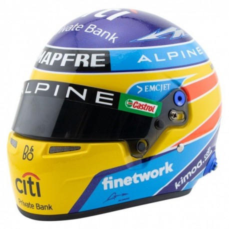 2021 Fernando ALONSO 1/2 scale mini helmet - FormulaSports