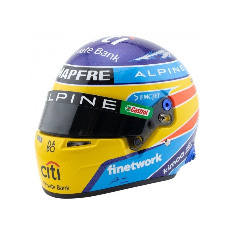 2021 Fernando ALONSO 1/2 scale mini helmet - FormulaSports