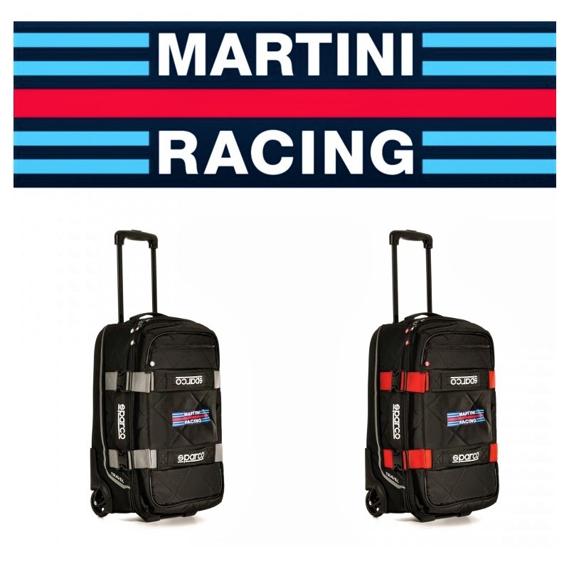 2021 Sparco Travel Martini Racing Cabin Trolley Bag 48L Race Rally Travel New 