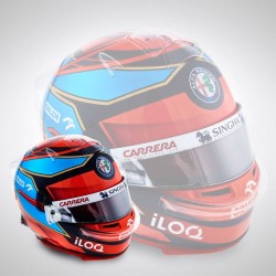 2021 Kimi Räikkönen Imola GP mini helmet 1/2