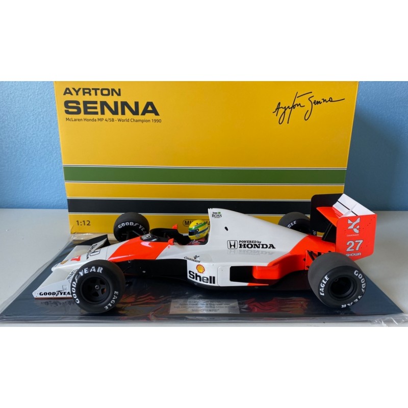 Mclaren Honda Mp4 5b Ayrton Senna Champion Du Monde 1990 Formulasports