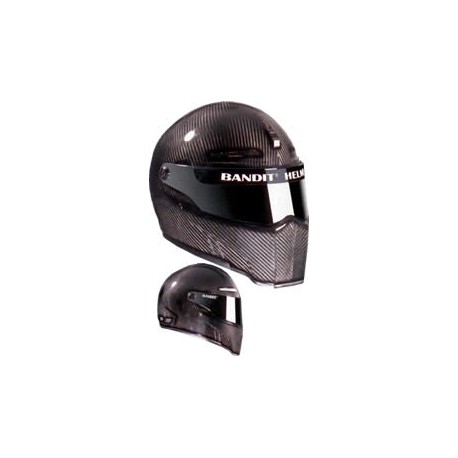 bandit alien motorcycle helmet II ECE 22-05 Helmet, ECE 22-05, Motorcycle Helmet, Sport Colour: Light Black, Size: M (57/58) Gloss White and Carbon ECE approved Comes with a clear visor Bandit Helmets Tour 2017