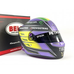 2021 Lewis Hamilton 1/2 scale Brazil GP mini helmet