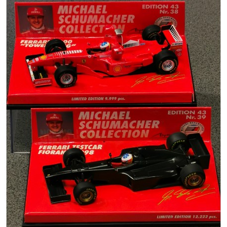 Batch of 2 M.Schumacher/Ferrari model cars