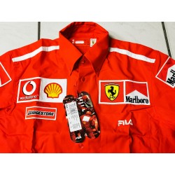 Chemise originale Team Ferrari 2003 avec publicité MARLBORO