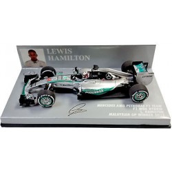 Mercedes F1 W06 L.Hamilton, vainqueur du GP de Malaisie 2015