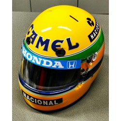 Ayrton Senna Camel Lotus replica helmet