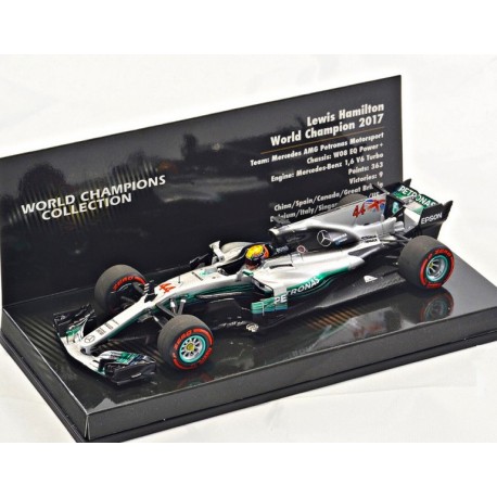 Mercedes W08 Lewis Hamilton, Champion du monde 2017