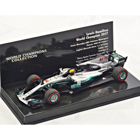 Mercedes W08 Lewis Hamilton World Champion 2017