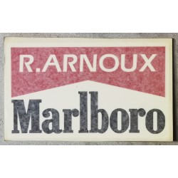 original Ferrari / René ARNOUX F1 car-sticker