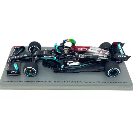 Mercedes F1 W12 Lewis Hamilton, vainqueur du GP du Brésil 2021
