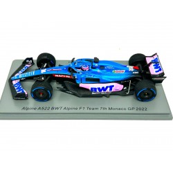 Alpine A522 Fernando Alonso, 7ème au GP de Monaco 2022