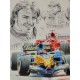 Fernando ALONSO, World Champion 2005 Lithography