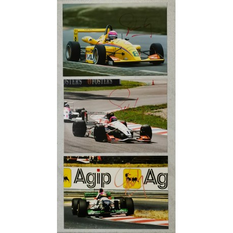 Set of 3 Pedro LAMY signed photos