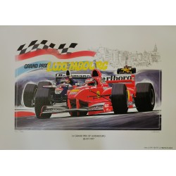 Lithographie GP du Luxembourg 1997