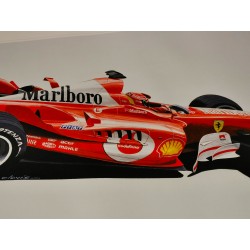 Lithography Michael SCHUMACHER World Champion 2003