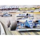 Lithographie Damon HILL Silverstone 1994