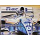 Lithographie Damon HILL Silverstone 1994