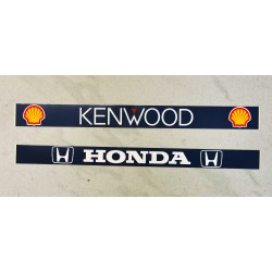Set of 2 McLaren/ Ayrton Senna visor stickers