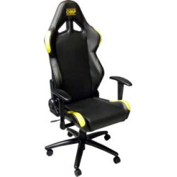 OMP Office chair black/yellow