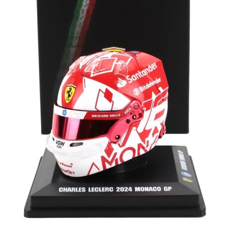 Charles Leclerc Winner 2024 Monaco GP mini helmet